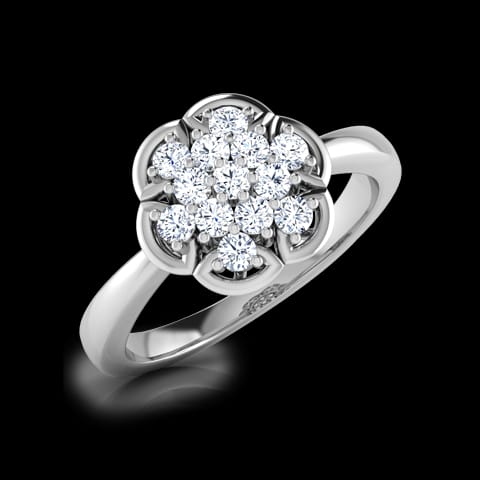 Flora Cluster Diamond Ring Flora Cluster Diamond Ring