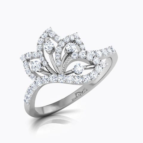 Petal Spread Out Diamond Ring