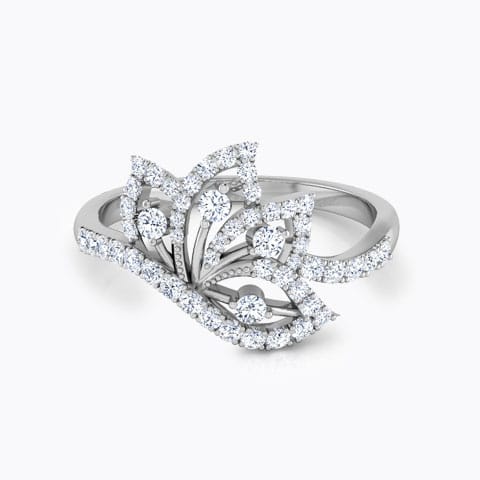 Petal Spread Out Diamond Ring