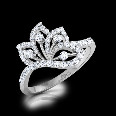 Petal Spread Out Diamond Ring