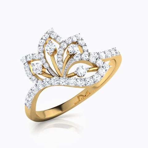 Petal Spread Out Diamond Ring Petal Spread Out Diamond Ring