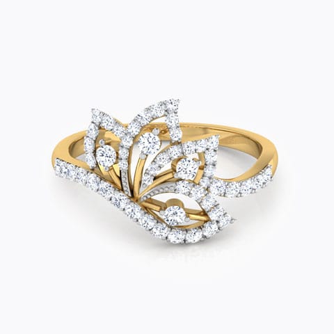 Petal Spread Out Diamond Ring Petal Spread Out Diamond Ring