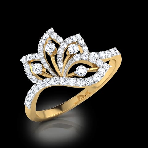 Petal Spread Out Diamond Ring Petal Spread Out Diamond Ring