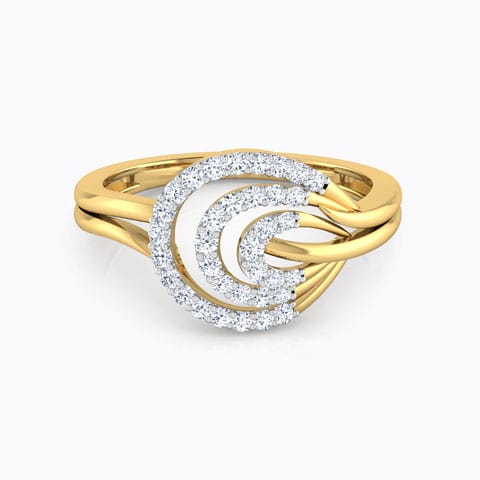 Luna Ripple Diamond Ring Luna Ripple Diamond Ring