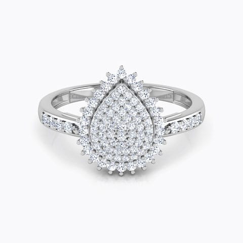 Grand Pear Diamond Ring