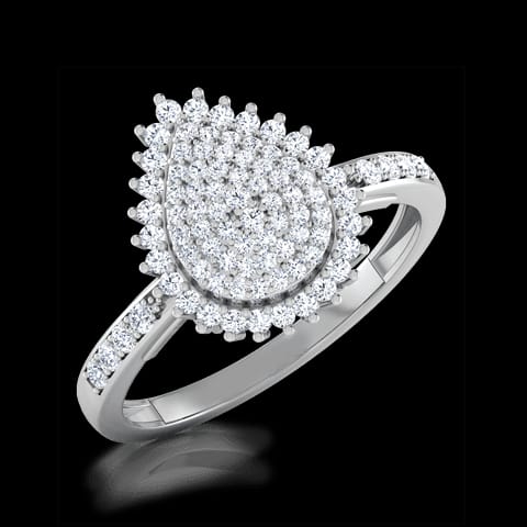 Grand Pear Diamond Ring