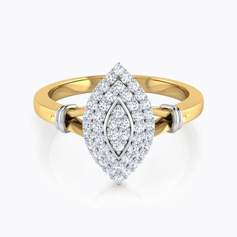 Kiri Marquis Cluster Diamond Ring