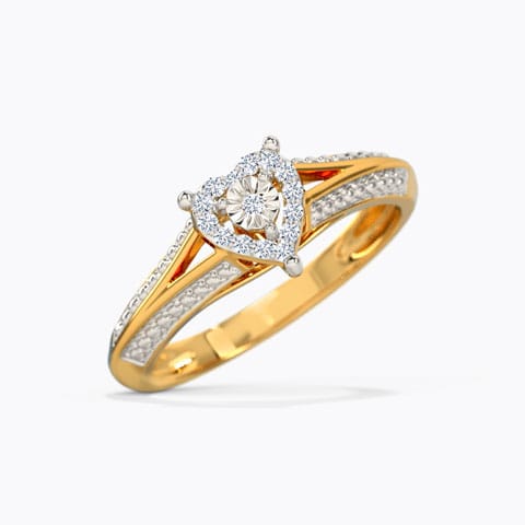 Ilda Miracle Plate Heart Diamond Ring Ilda Miracle Plate Heart Diamond Ring
