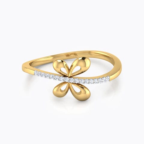 Flicker Butterfly Diamond Ring