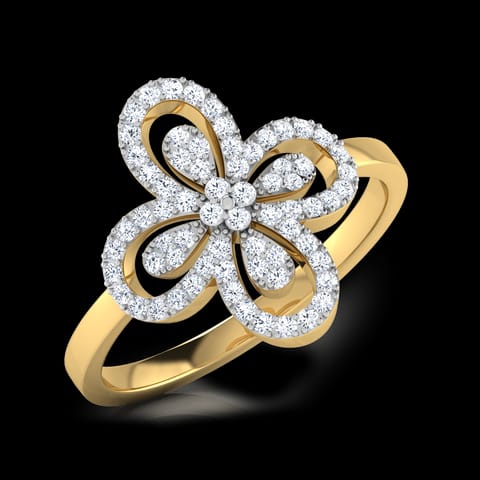 Nizana Floral Diamond Ring Nizana Floral Diamond Ring
