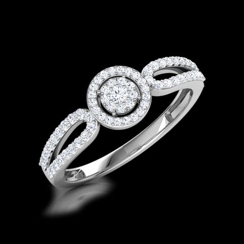 Emily Halo Diamond Ring Emily Halo Diamond Ring