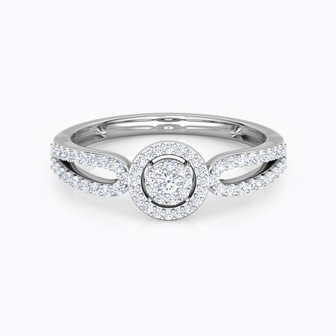 Emily Halo Diamond Ring Emily Halo Diamond Ring