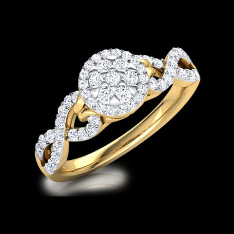 Lyra Braided Diamond Ring