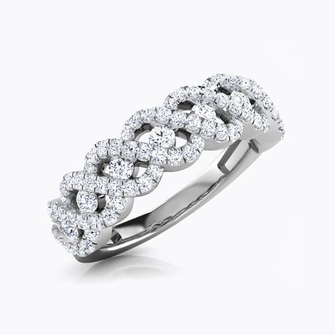 Sophia Wave Diamond Band