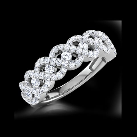 Sophia Wave Diamond Band