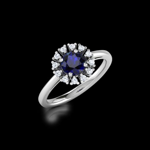 Azura Halo Diamond Ring