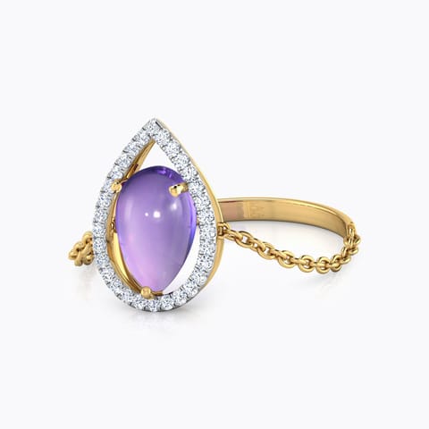 Iris Pear Ring