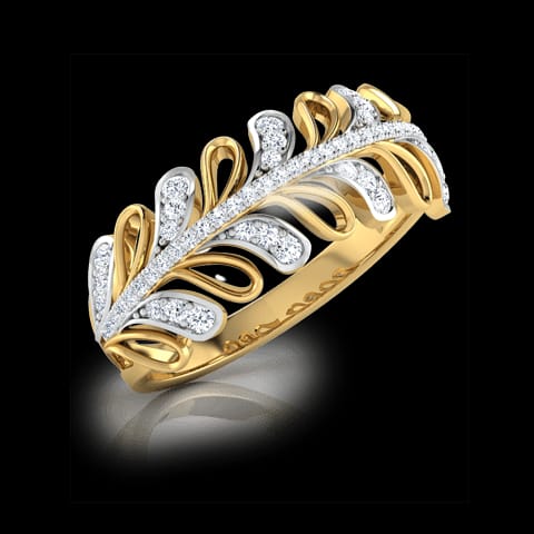 Ally Leafy Diamond Band Ally Leafy Diamond Band