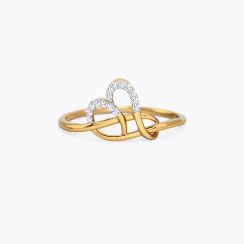 Terry Heart Twine Diamond Ring Terry Heart Twine Diamond Ring