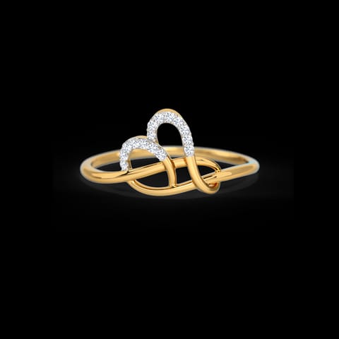 Terry Heart Twine Diamond Ring Terry Heart Twine Diamond Ring