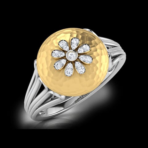 Algisa Hammered Ring Algisa Hammered Ring