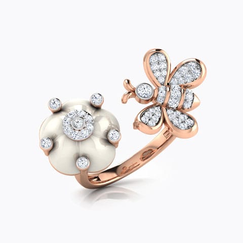 Celia Bloom and Butterfly Ring