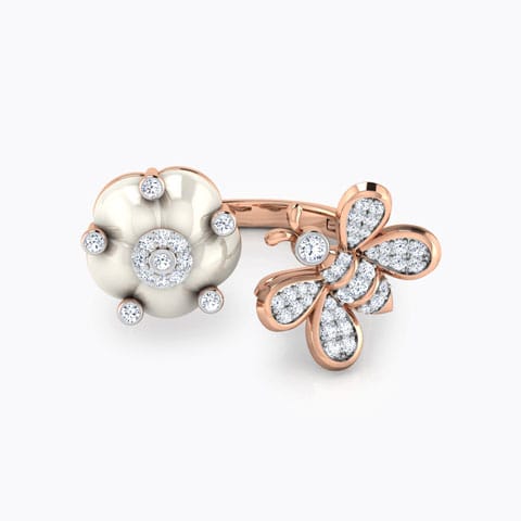 Celia Bloom and Butterfly Ring