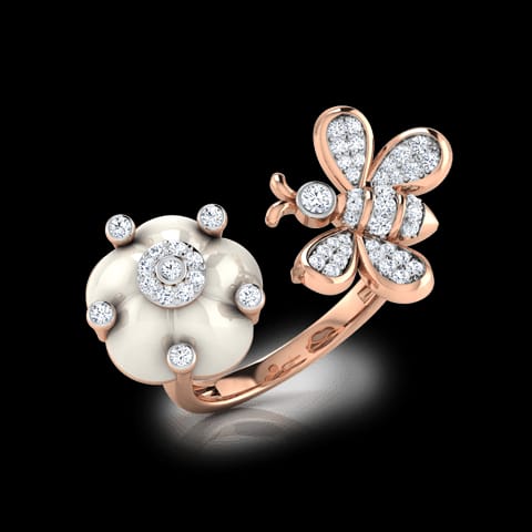 Celia Bloom and Butterfly Ring