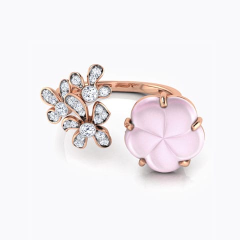 Geny Duo Floret Diamond Ring
