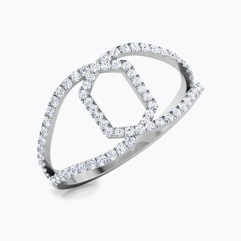 Hexagon Loop Wide Band Hexagon Loop Wide Band