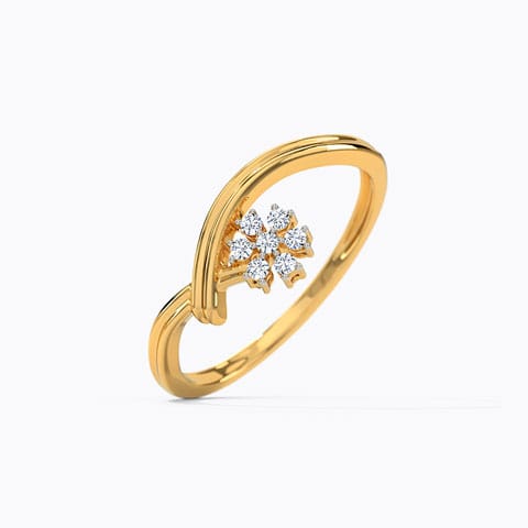 Floral Hold Diamond Ring Floral Hold Diamond Ring