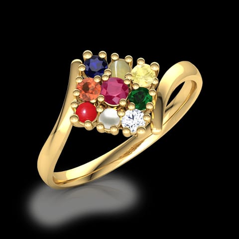 Parvati Navratna Diamond Ring Parvati Navratna Diamond Ring