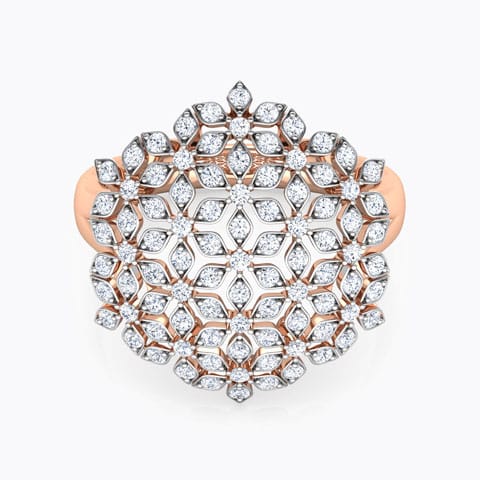 Floret Mesh Diamond Ring Floret Mesh Diamond Ring