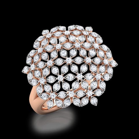 Floret Mesh Diamond Ring Floret Mesh Diamond Ring