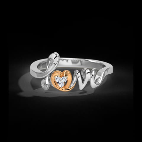 Love Heart Diamond Ring
