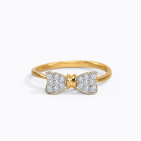 Cute Bow Diamond Ring Cute Bow Diamond Ring