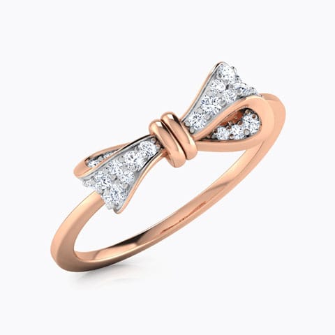 Delicate Bow Diamond Ring Delicate Bow Diamond Ring