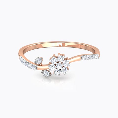 Floret Leaf Diamond Ring Floret Leaf Diamond Ring