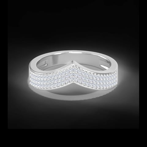 Tri Row V Diamond Ring Tri Row V Diamond Ring