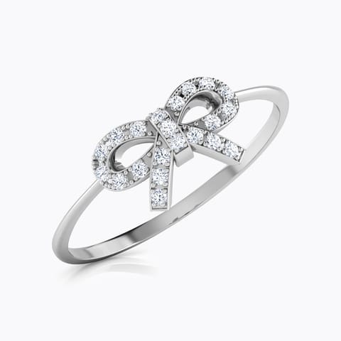Dazzle Bow Diamond Ring