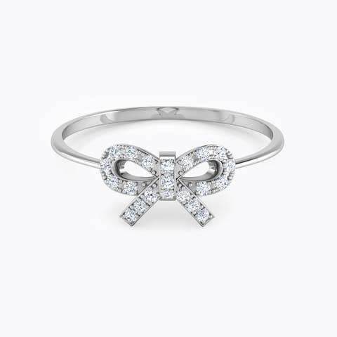 Dazzle Bow Diamond Ring