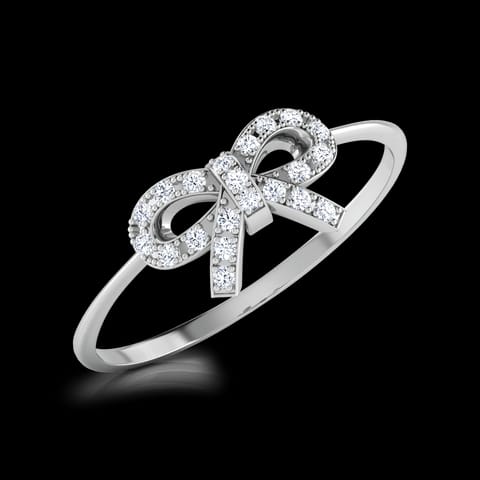 Dazzle Bow Diamond Ring