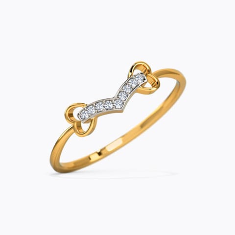 Victory Heart Diamond Ring
