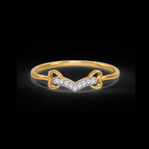 Victory Heart Diamond Ring