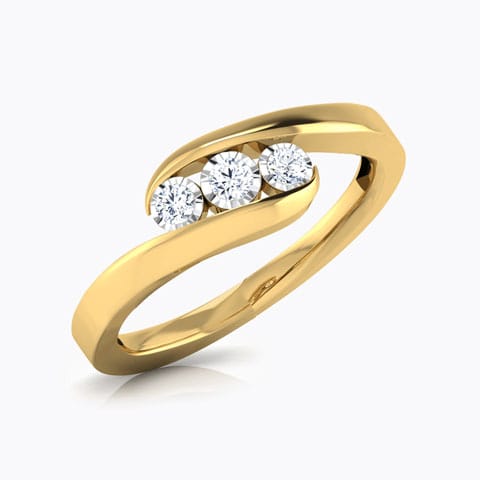 Tri Miracle Plate Ring