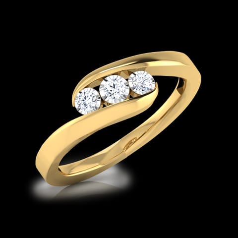 Tri Miracle Plate Ring