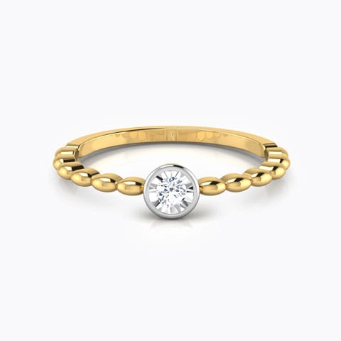 Orb Miracle Plate Diamond Ring