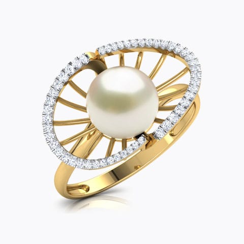 Divine Pearl Diamond Ring Divine Pearl Diamond Ring