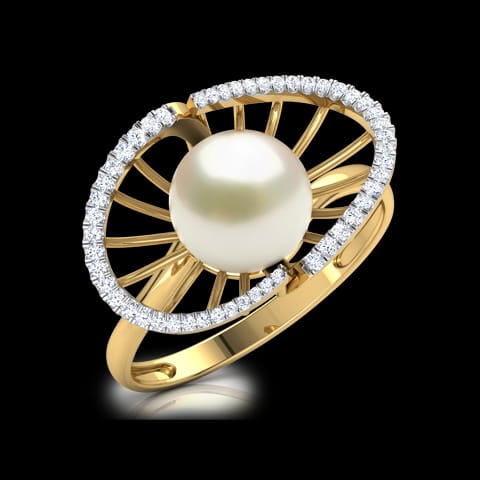 Divine Pearl Diamond Ring Divine Pearl Diamond Ring