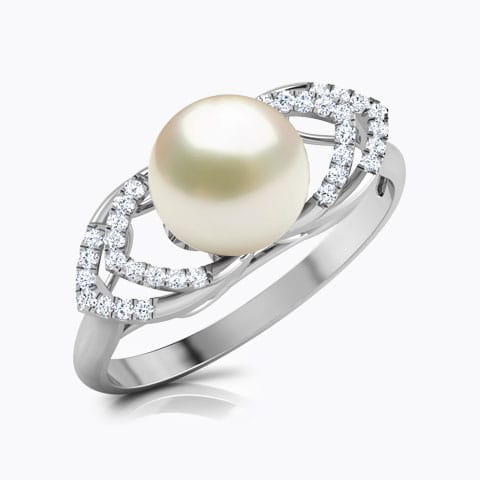 Gracious Pearl Diamond Ring Gracious Pearl Diamond Ring